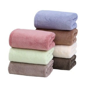 Antibacterial Coral Fleece Face Towel 35x75cm Thickened Absorbent <b>Soft</b> Skin Friendly Adult Towel - Product Image 5