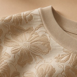 Vestido de Suéter Maxi de Punto Jacquard Personalizado para Mujer, Manga Larga, Cuello Redondo, Estilo Casual para Otoño e Invierno, Proveedor Mayorista - Product Image 3