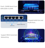 Router Qualcomm IPQ8072 de Cuatro Núcleos, DDR4 1G, 5G Industrial, WireGuard 4x4, MU-MIMO, Comunicación M2M, OpenWRT, para Videovigilancia