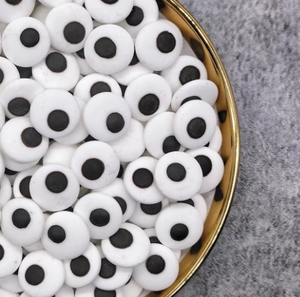 Mata Mini pemercik mata permen Halloween, untuk dekorasi kue, alat dekorasi Cupcake, kue Monster - Product Image 1