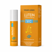 Crème pour les yeux à la vitamine C organique personnalisable, à la luteine, anti-rides, réductrice de cernes, éclaircissante, raffermissante