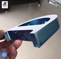 Enseigne publicitaire LED miniature personnalisable, étanche IP54, en acrylique gravé, avec lettres rétroéclairées pour l'image de l'entreprise, mur