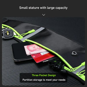 Riñonera Deportiva para Correr, Impermeable, Cómoda, para Hombre y Mujer, con Cinta Reflectante de Seguridad, para Gimnasio, Ciclismo, con Espacio para Teléfono - Product Image 4