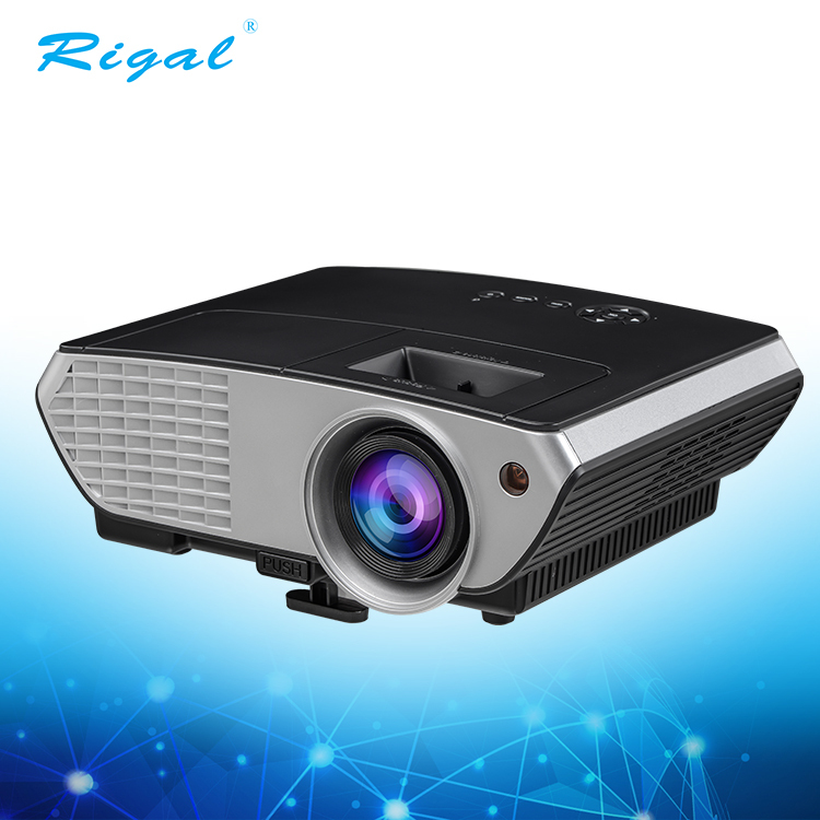 Mini Sans Fil Portable 1080p HD Wifi Projecteur DLP, 2000 Lumens Vrai Home Cinéma Projecteur Professionnel