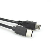Cable USB tipo C macho a Mini USB macho OTG con transferencia rápida de datos y función OTG para teléfonos inteligentes, tabletas, dispositivos externos