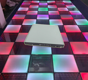 Luces LED para Pista de Baile, Inalámbricas, Portátiles, con Efecto Espejo Infinito 3D, RGB, para Fiestas, Bodas, DJ y Bares - Product Image 2