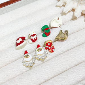 เครื่องประดับที่น่ารัก2025 faceless ผู้ชายอินเทรนด์ผู้หญิงต่างหูชุบเงินต่างหูการ์ตูนอะนิเมะ <span class=keywords><strong>kaonashi</strong></span> สำหรับของขวัญเด็กผู้หญิง - Product Image 6