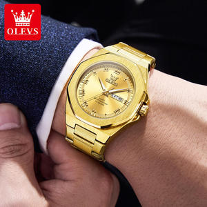   Reloj de Hombre de Cuarzo con Calendario, Luminoso, Impermeable, de Negocios, Clásico, de Lujo, con Logotipo Personalizado OEM 3727, el Más Vendido - Product Image 2