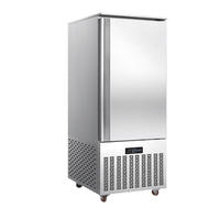 Freezer Vertikal Komersial Cepat Dingin Full Stainless Steel 14-15 Tray Motor Temperatur Dapat Diatur Penyimpanan Makanan Restoran