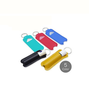 Cross-border single-pack lipstick <b>leather</b> case pendant carrying lipstick, lipstick <b>keychain</b>, small item <b>leather</b> protective case - Product Image 4