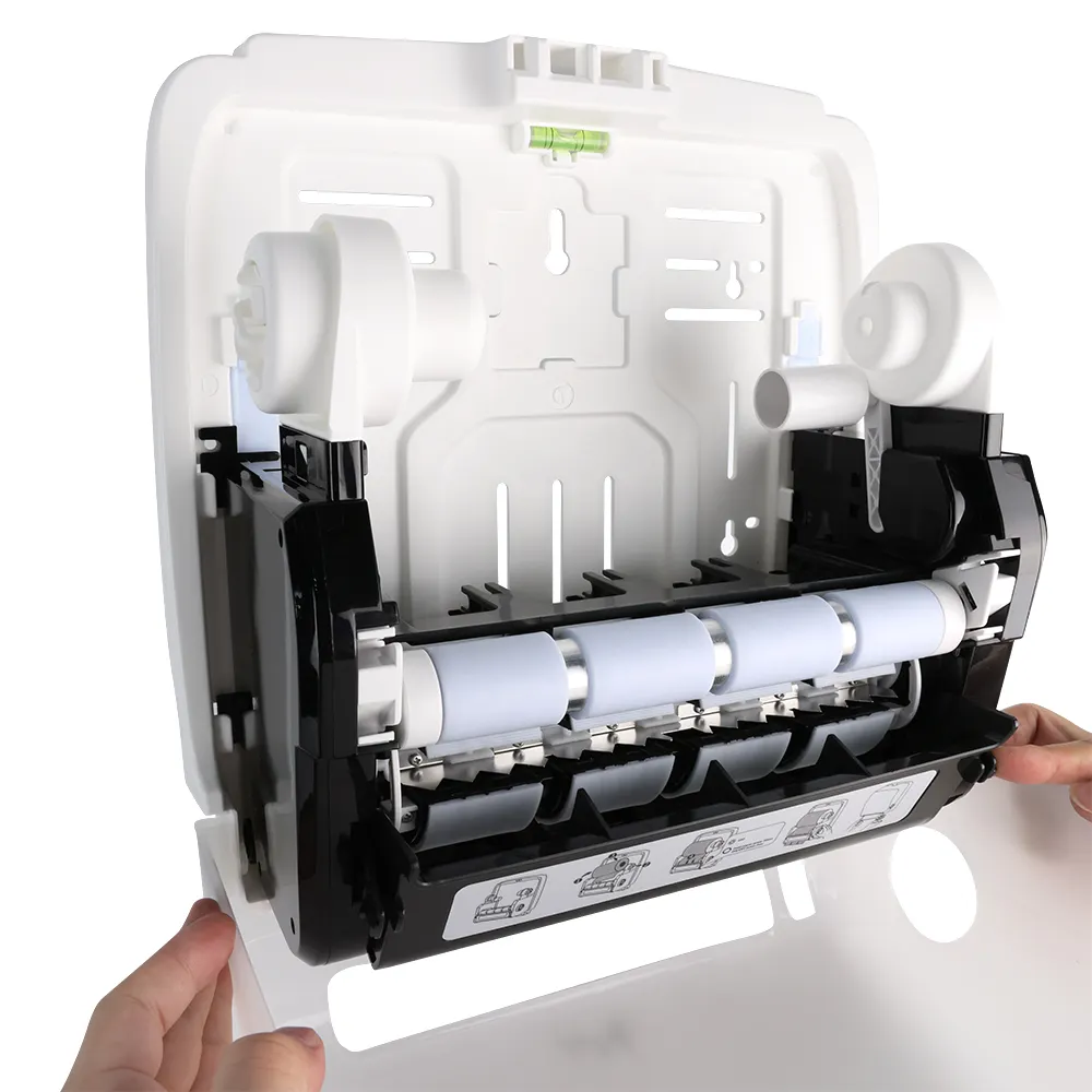 Super Compact Auto Cut Paper Towel Dispenser Battery Free Paper Holder Tear Off Paper Towel Dispenser