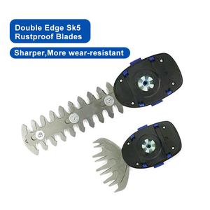 Tondeuse à gazon et taille-haie sans fil 2-en-1 portative 7,4 V avec batterie lithium-ion rechargeable, lame industrielle de 17 cm pour jardinage DIY - Product Image 3
