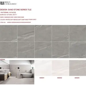 60x60 sand stone gray modern china rustic tiles ceramic floor marble bathroom kitchen floor and wall tile