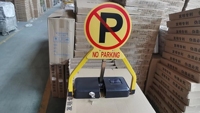Verrou de stationnement automatique intelligent à télécommande pour voiture, batterie au lithium solaire, barrière de stationnement, verrou en acier inoxydable de haute qualité