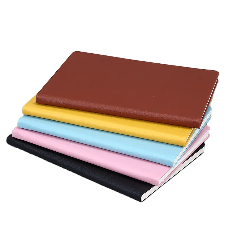 Aangepaste Hoes A4/A5/B5/A6/A7 Notebook Dik Boek Grote Blocnote Zachte Dagboek School Notebook Op Maat Bedrukt Dik Pu Leer