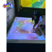 Jeu de projection 3D interactif AR pour enfants, aire de jeux éducative intérieure sur le thème du château de jeux