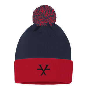 Berretto con Pom-Pom con Logo nero T6X - Product Image 1
