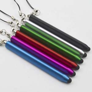 Stylet actif mini triangulaire avec écran tactile pour smartphone, prise casque, cordon, stylo à bille - Product Image 1