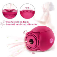 Vibrateur Rose Stimulateur Clitoridien à Succion pour Femmes, Jouet Sexuel Adulte, Vibrateur Rose à Succion, Jouets Sexuels pour Femmes, Meilleures Ventes