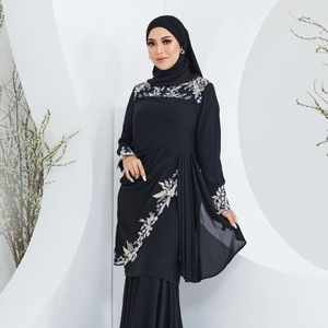 عباءة إسلامية بالجملة موديل 2026 فستان مطبوع مطوي رايا باجو كورونج رايا كيبايا - Product Image 5