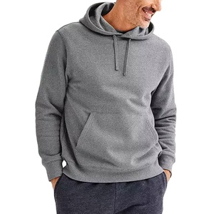 Sudadera con capucha de lana Ultra suave Color gris claro Tamaño Color sólido Fleece Hombres Mujeres Manga larga Suelta Casual Jerseys Sudadera con capucha - Product Image 1