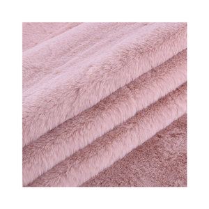 भारी वजन fox खरगोश फर 15 मिमी 750 g/m सुपर नरम कृत्रिम पशु फर महिला कोट के लिए - Product Image 4