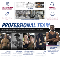 Equipo de Fitness Inteligente para el Hogar, Estación Multifunción, Máquina de Gimnasio Comercial, Set de Pesas, Espejo Inteligente, Remo Echelon, Metal