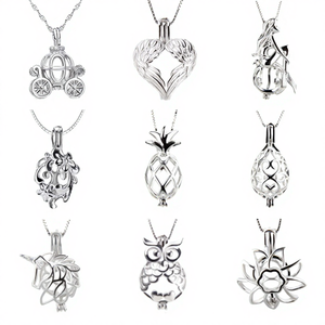 DAOSHANG Alibaba China Supplier Custom Wholesale Luxury Creative Trendy Fashion Jewelry Charms 925 Sterling Pearl <b>Necklace</b> - Product Image 4