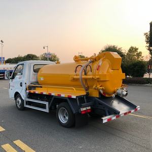 Petit camion d'aspiration des eaux usées, 2 mètres cubes, camion d'aspiration des eaux usées, camion d'aspiration des fosses septiques - Product Image 2