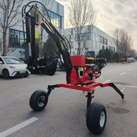 Excavator Spider Mini Beroda yang Dapat Diputar 360 Derajat, Disetujui CE EPA, untuk Penggunaan di Kebun dan Pertanian