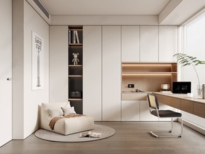 Armoires Modernes Autoportantes Personnalisées - Meubles de Chambre Écologiques et Anti-Humidité avec Montage Facile, Bibliothèques et Coiffeuses - Product Image 5