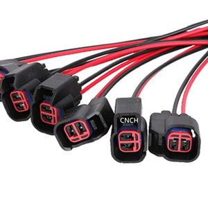 CNCH Enchufes personalizados Rueda Velocidad Conector de 2 pines Pigtail o arnés de cables de extensión - Product Image 1