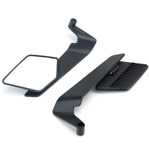 Nuovo Specchietto Anteriore per Bicicletta Regolabile a 360° in Plastica, Nero e Bianco, per Ciclismo Sicuro, Adatto a Moto Suzuki, Yamaha, <span class=keywords><strong>Kawasaki</strong></span> - Product Image 1