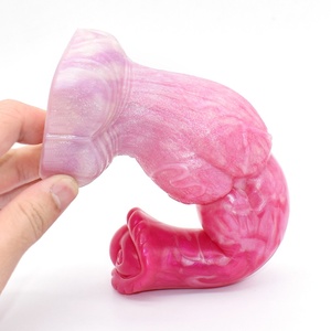 NNSX Juguete Sexual Monstruoso, Dildo Alienígena, Dildo de Perro y Caballo, con Ventosa, Varita de Silicona Suave, Juguete para Orgasmo Vaginal y Anal para Adultos - Product Image 4