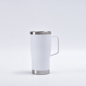 20oz cong cup rộng miệng ngoài trời <span class=keywords><strong>Mug</strong></span> cách điện bằng thép không gỉ Tumbler với xử lý - Product Image 3