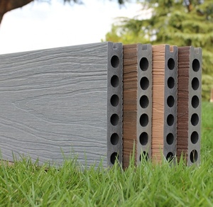 Fácil de instalar Coextrusión Wpc madera PVC PE compuesto bambú Decking tableros suelo exterior - Product Image 1