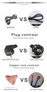 EU, 250V, 3 Round Pin, IEC C13, <b>Power</b> Extension <b>Cable</b>, AC <b>Power</b> Cord, Pure Copper, PVC Jacket, <b>Computer</b> - Product Image 5