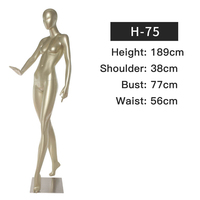 Oro negro blanco modelo nuevo tipo maniquí Dorado Cuerpo Completo maniquí Sexy maniquí femenino de pie para exhibición