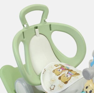 Cheval à <span class=keywords><strong>bascule</strong></span> en plastique rose pour enfants fabriqué en Chine, jouet en peluche douce en forme de <span class=keywords><strong>vache</strong></span>, jouet à enfourcher pour bébé - Product Image 3