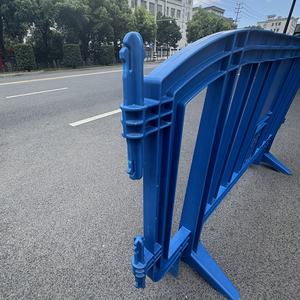 Barrière de sécurité <span class=keywords><strong>Movit</strong></span> standard de l'UE 2m/1.25m PP barrière de circulation garde-corps pour piétons en plastique barrière de déviation de foule résistante aux UV - Product Image 5