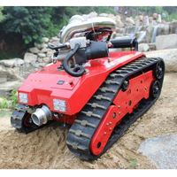 Châssis de robot à chenilles en caoutchouc haute performance, capacité de charge de 500 kg, vitesse de 5/10 km/h, garantie de 3 à 6 mois, conçu pour les missions de lutte contre les incendies