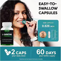 VitaSpring Suplementos Dietéticos L-Carnitina Fumarato Hoja de Loto Adelgazante Pérdida de Peso L Carnitina Cápsulas