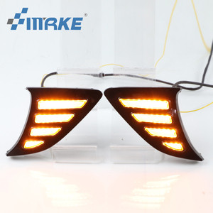 Cho <span class=keywords><strong>Suzuki</strong></span> <span class=keywords><strong>ciaz</strong></span> 2019 ban ngày Chạy ánh sáng sửa đổi LED phía trước đèn sương mù đèn pha DRL không thấm nước 12V - Product Image 3