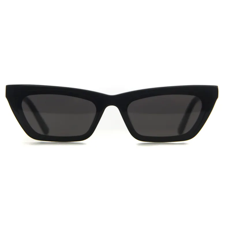 New Style Trending Rectangle Sunglasses Best Selling Acetate Frame Vintage Retro Small Sunglasses
