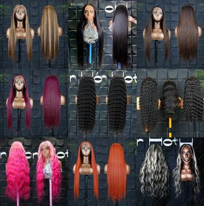 Nguyên liệu cambodian 13x4 HD ren phía trước tóc giả mật độ 200% xoăn sâu sóng 30 inch lớp biểu bì phù hợp Brazil nguyên Trinh Nữ tóc giả tóc con người - Product Image 6