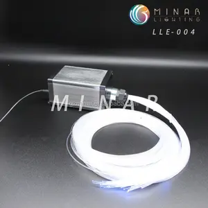 Iluminador led de fibra óptica, 9W, RGB, fácil de instalar, barato, bricolaje