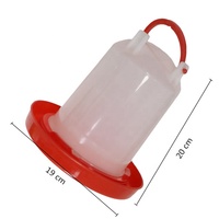 Abreuvoir pour volailles de 1,5 L, équipement agricole, seau à poulet, abreuvoir pour poulets de chair
