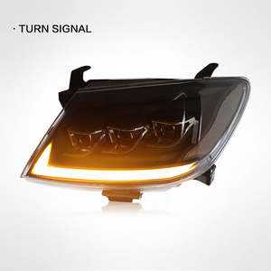 12-14 para Toyota <span class=keywords><strong>VIGO</strong></span> LED luces de circulación diurna Modificación de montaje de faros nuevos faros de lente de señal de giro de 12V - Product Image 3