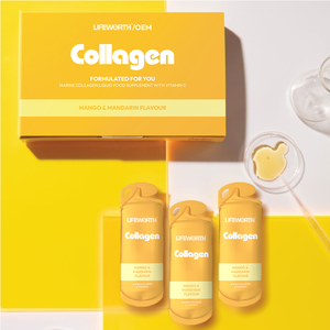 LIFEWORTH idrolizzato liquido marino collagene peptidi integratore di bevande supporta l'elasticità della pelle e le unghie forti - Product Image 1