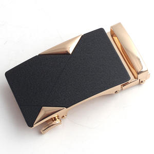 Hebilla de cinturón de aleación con hebilla de trinquete automática con logotipo personalizado de alta calidad para hombres - Product Image 1